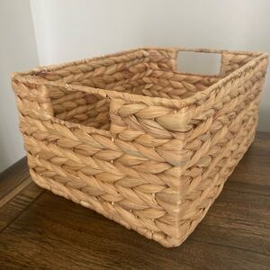 Woven Basket with Handles New!